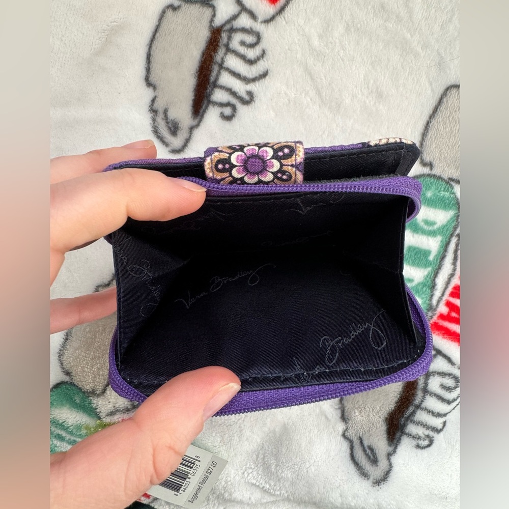 Vera Bradley Simply Violet Purse and Wallet Set - Picture 9 of 15